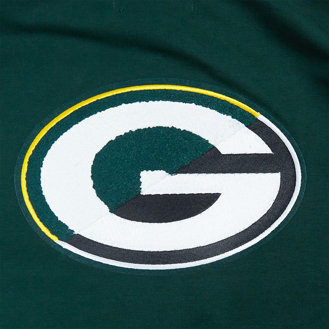 Green Bay Packers Pro Standard Split Logo Double Knit Full-Zip Hoodie Green | NFL