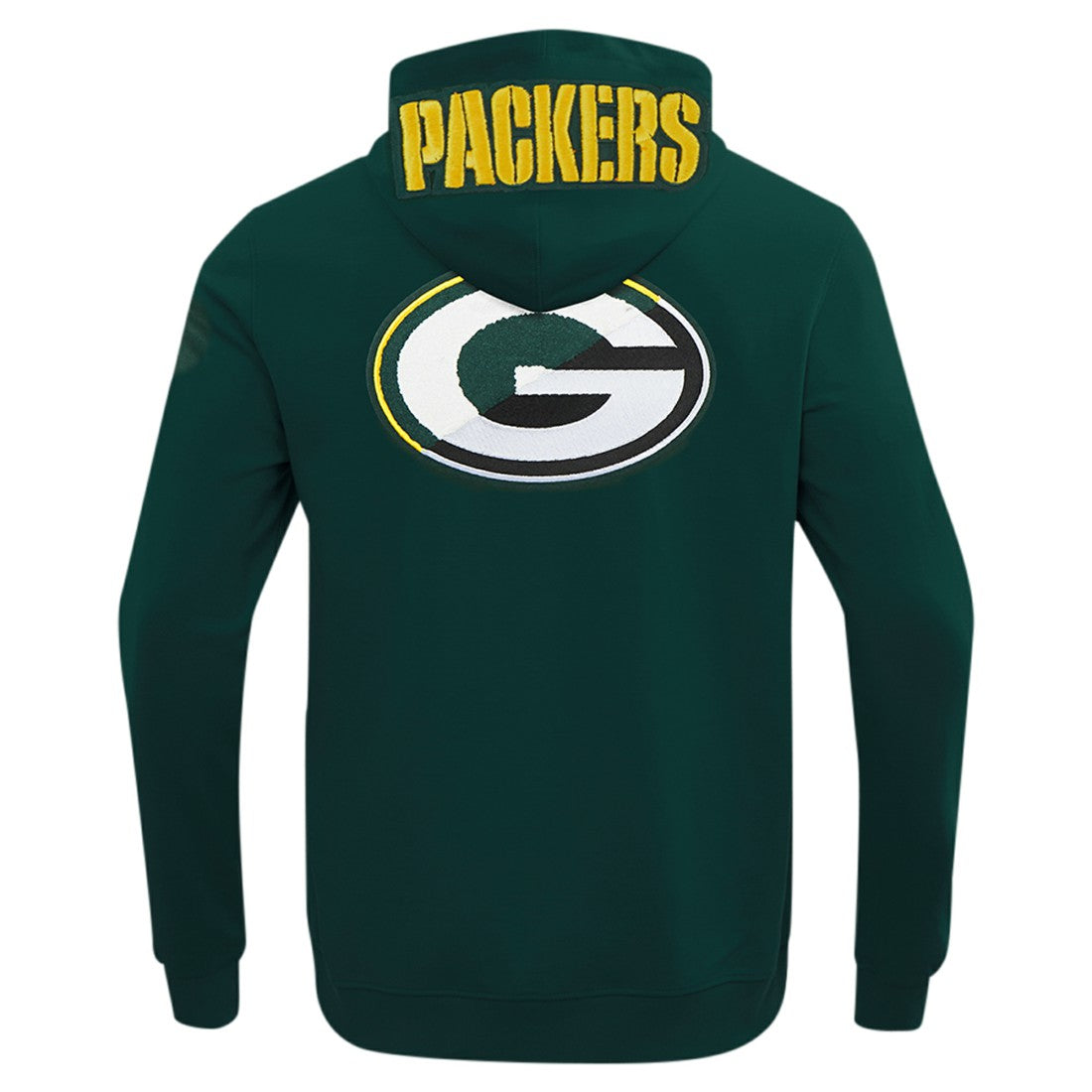 Green Bay Packers Pro Standard Split Logo Double Knit Full-Zip Hoodie Green | NFL