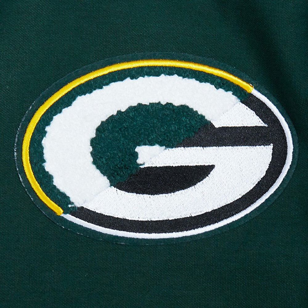 Green Bay Packers Pro Standard Split Logo Double Knit Full-Zip Hoodie Green | NFL