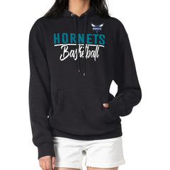 Charlotte Hornets G-III 4Her by Carl Banks Women's Graphics Fleece Pullover Hoodie Black - NBA