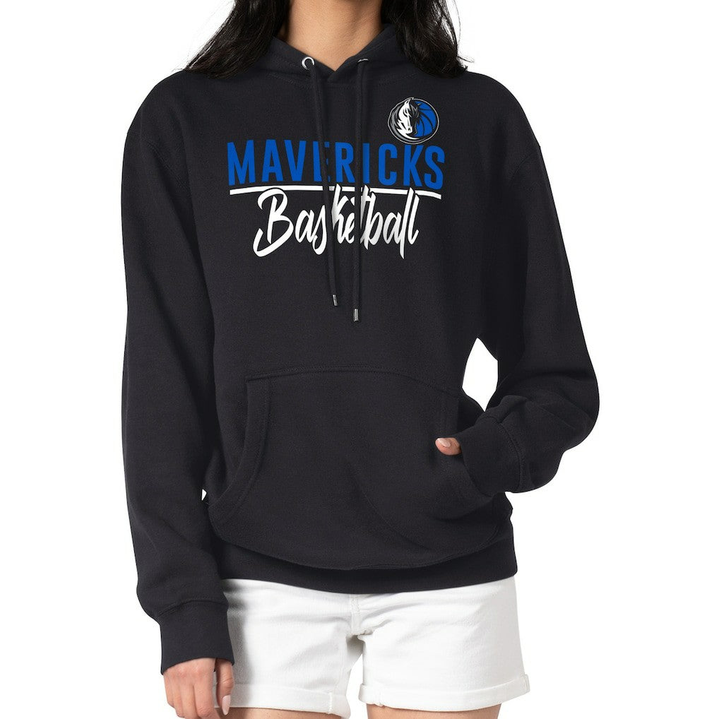 Dallas Mavericks G-III 4Her by Carl Banks Women's Graphics Fleece Pullover Hoodie Black - NBA