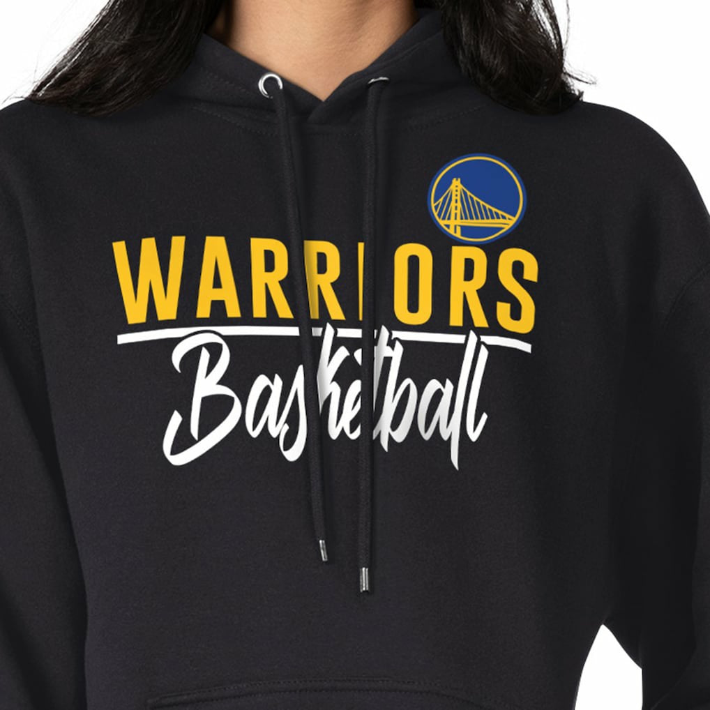 Golden State Warriors G-III 4Her by Carl Banks Women's Graphics Fleece Pullover Hoodie Black - NBA