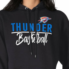 Oklahoma City Thunder G-III 4Her by Carl Banks Women's Graphics Fleece Pullover Hoodie Black - NBA