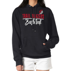 Portland Trail Blazers G-III 4Her by Carl Banks Women's Graphics Fleece Pullover Hoodie Black - NBA