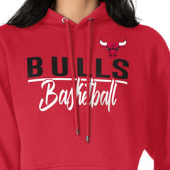 Chicago Bulls G-III 4Her by Carl Banks Women's Graphics Fleece Pullover Hoodie Red - NBA