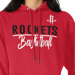 Houston Rockets G-III 4Her by Carl Banks Women's Graphics Fleece Pullover Hoodie Red - NBA