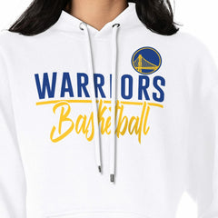 Golden State Warriors G-III 4Her by Carl Banks Women's Graphics Fleece Pullover Hoodie White - NBA