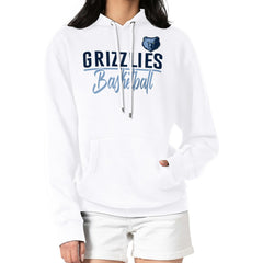 Memphis Grizzlies G-III 4Her by Carl Banks Women's Graphics Fleece Pullover Hoodie White - NBA