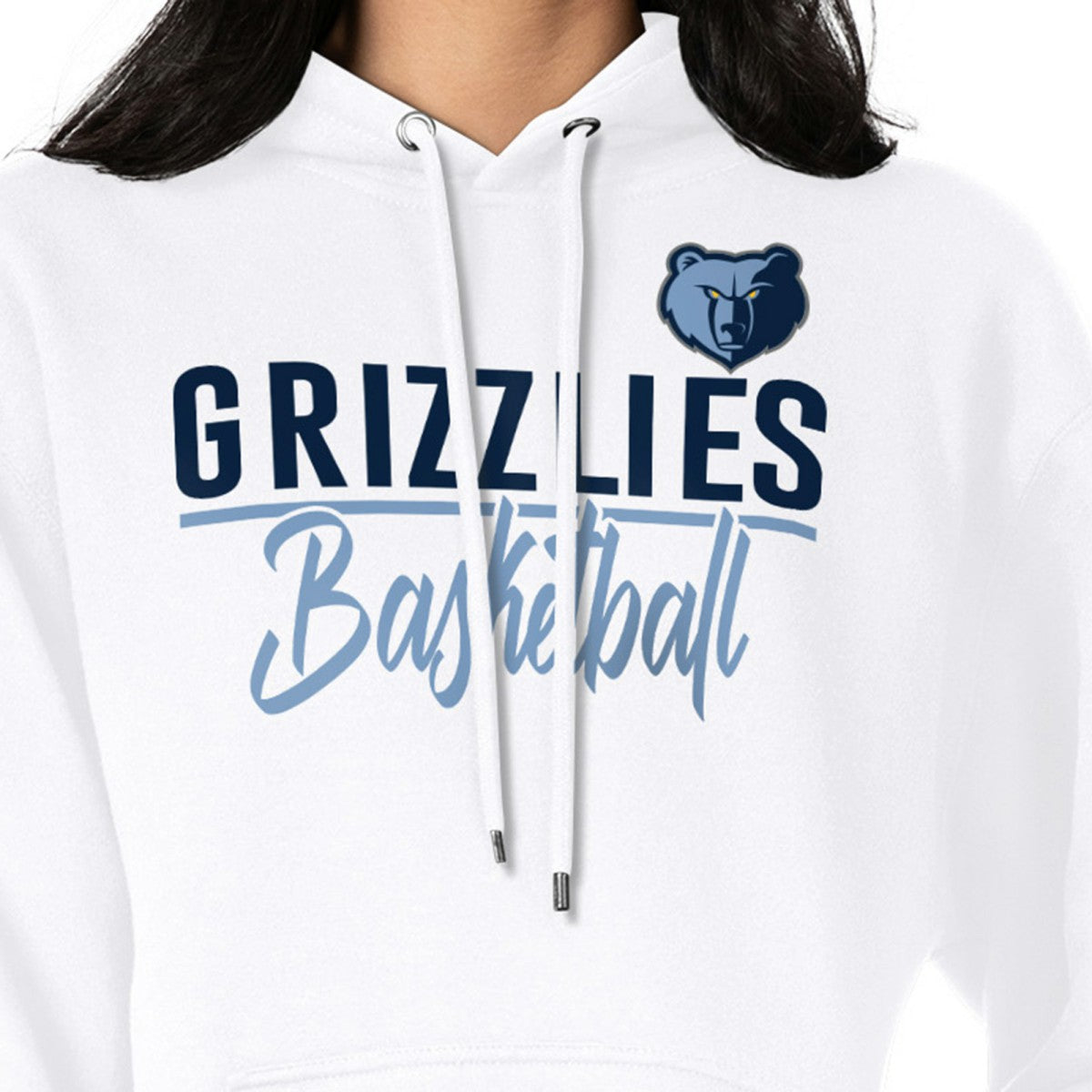 Memphis Grizzlies G-III 4Her by Carl Banks Women's Graphics Fleece Pullover Hoodie White - NBA