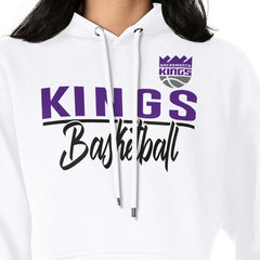Sacramento Kings G-III 4Her by Carl Banks Women's Graphics Fleece Pullover Hoodie White - NBA
