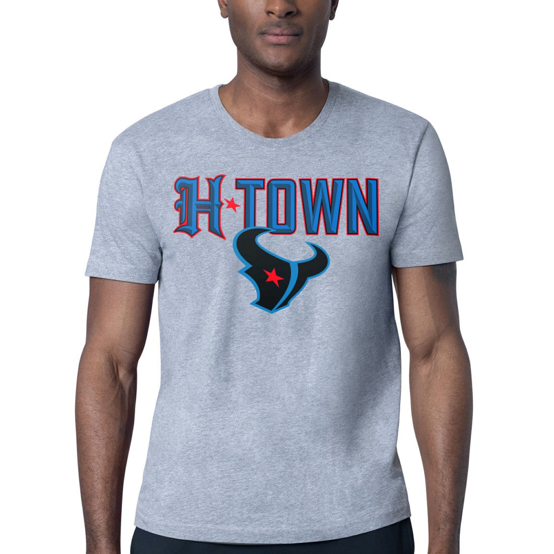 Houston Texans Starter H-Town Graphic T-Shirt Heather Gray | NFL