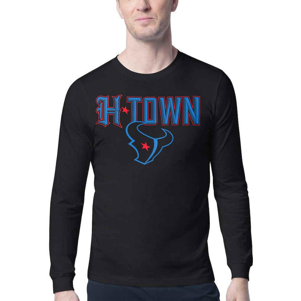 Houston Texans Starter H-Town Graphic Long Sleeve T-Shirt Black | NFL