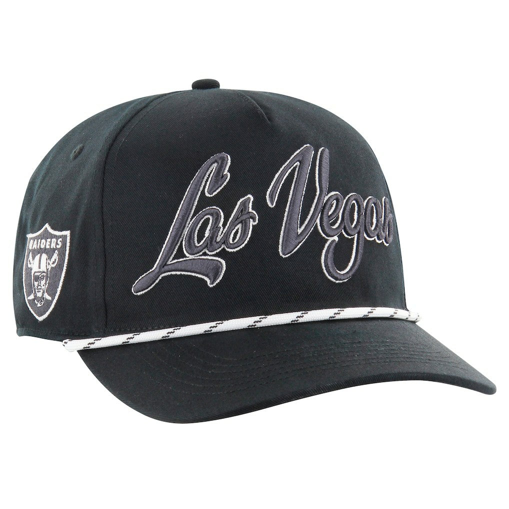 Las Vegas Raiders '47 Overhand Speckle Hitch Adjustable Hat Black | 47 brand