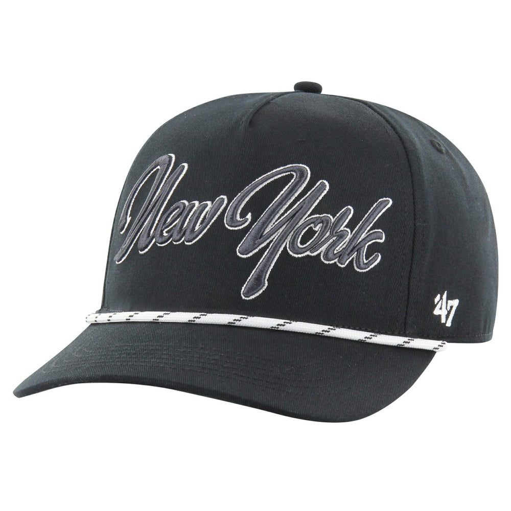 New York Jets '47 Overhand Speckle Hitch Adjustable Hat Black | 47 brand