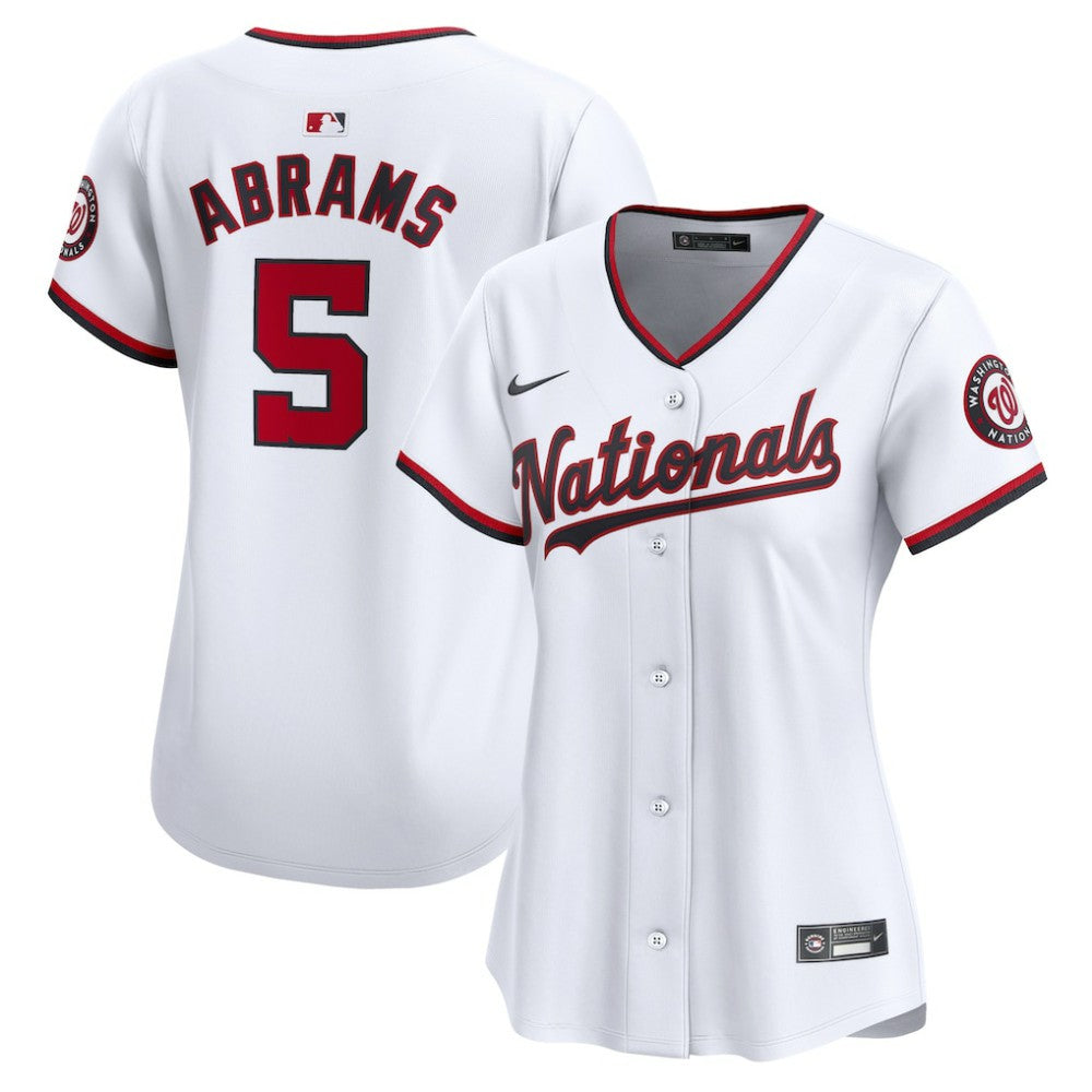 CJ Abrams Washington Nationals Nike Women's Home Limited Player Jersey - MLB