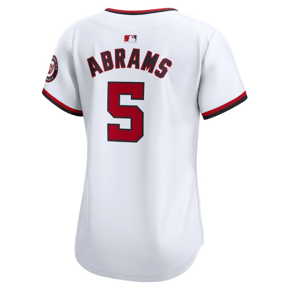 CJ Abrams Washington Nationals Nike Women's Home Limited Player Jersey - MLB