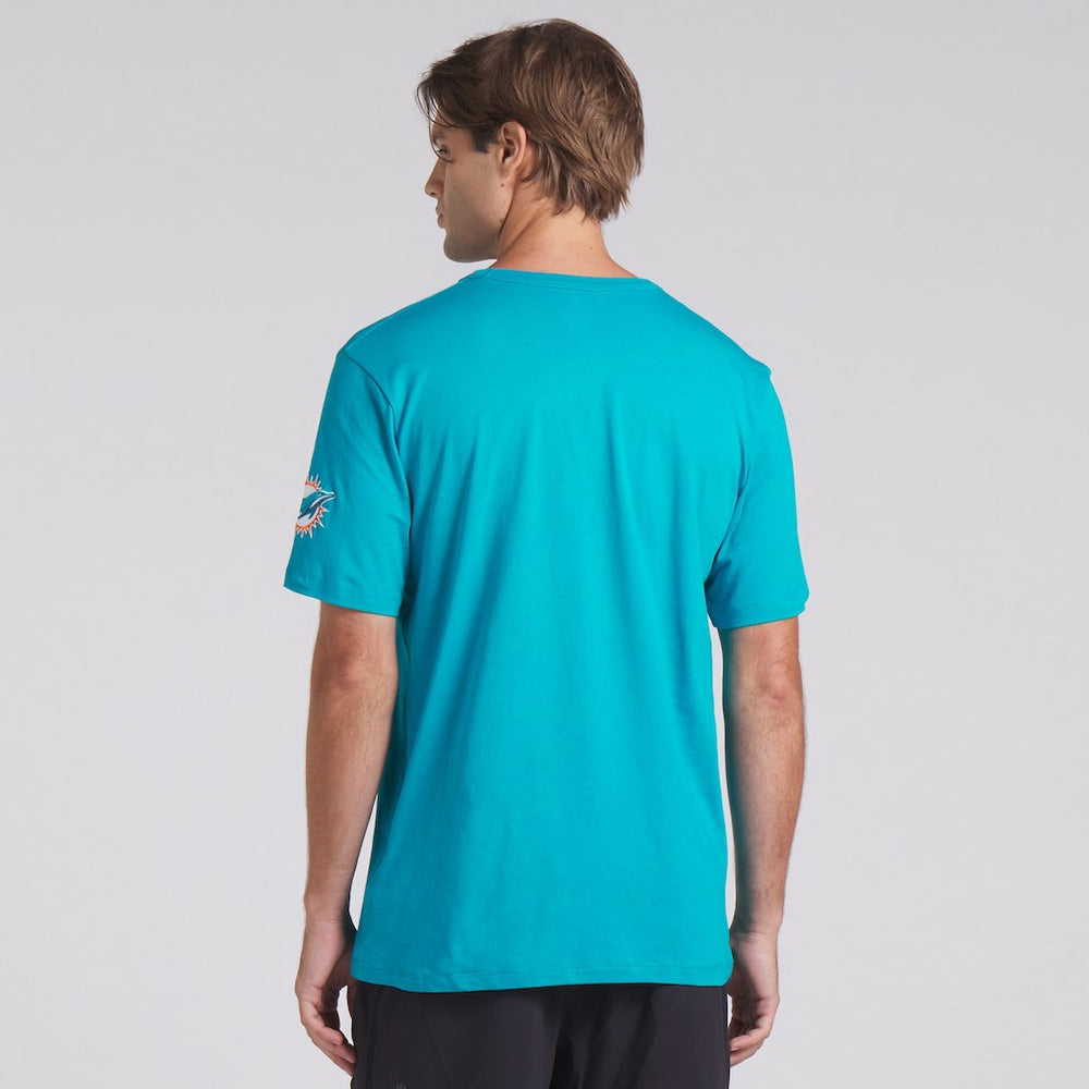 Miami Dolphins Option Route Legacy T-Shirt Aqua | Fanatics