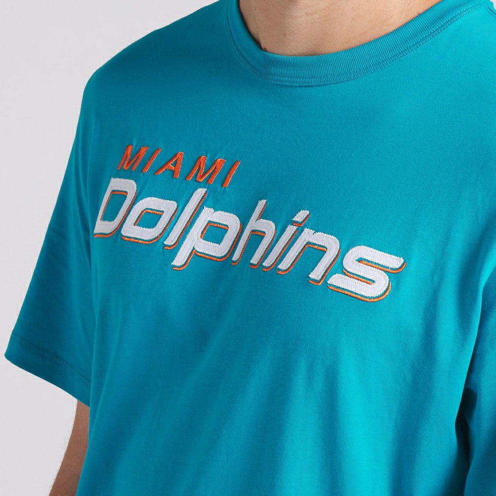 Miami Dolphins Option Route Legacy T-Shirt Aqua | Fanatics