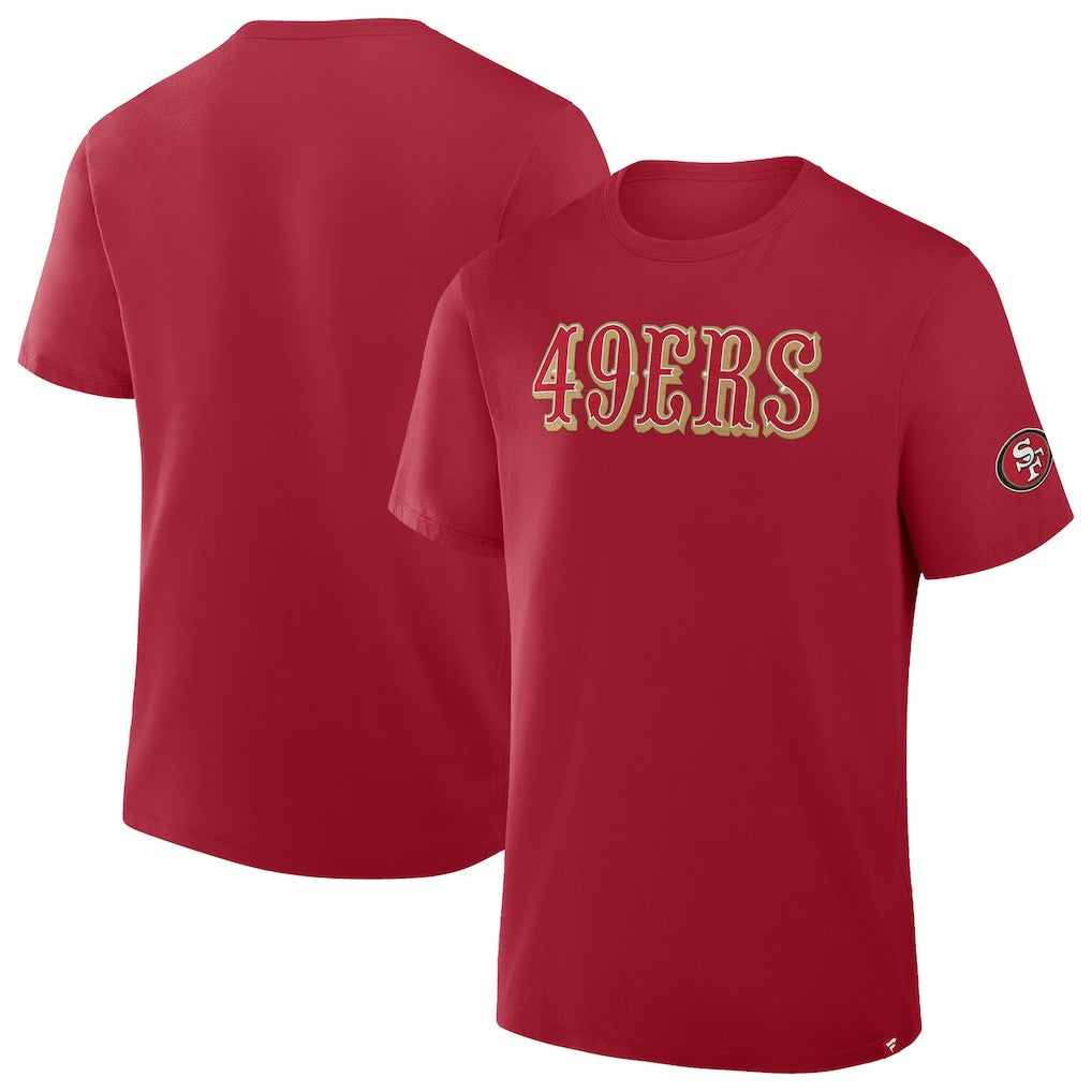 San Francisco 49ers Option Route Legacy T-Shirt Scarlet | Fanatics