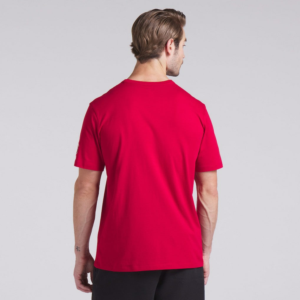 San Francisco 49ers Option Route Legacy T-Shirt Scarlet | Fanatics
