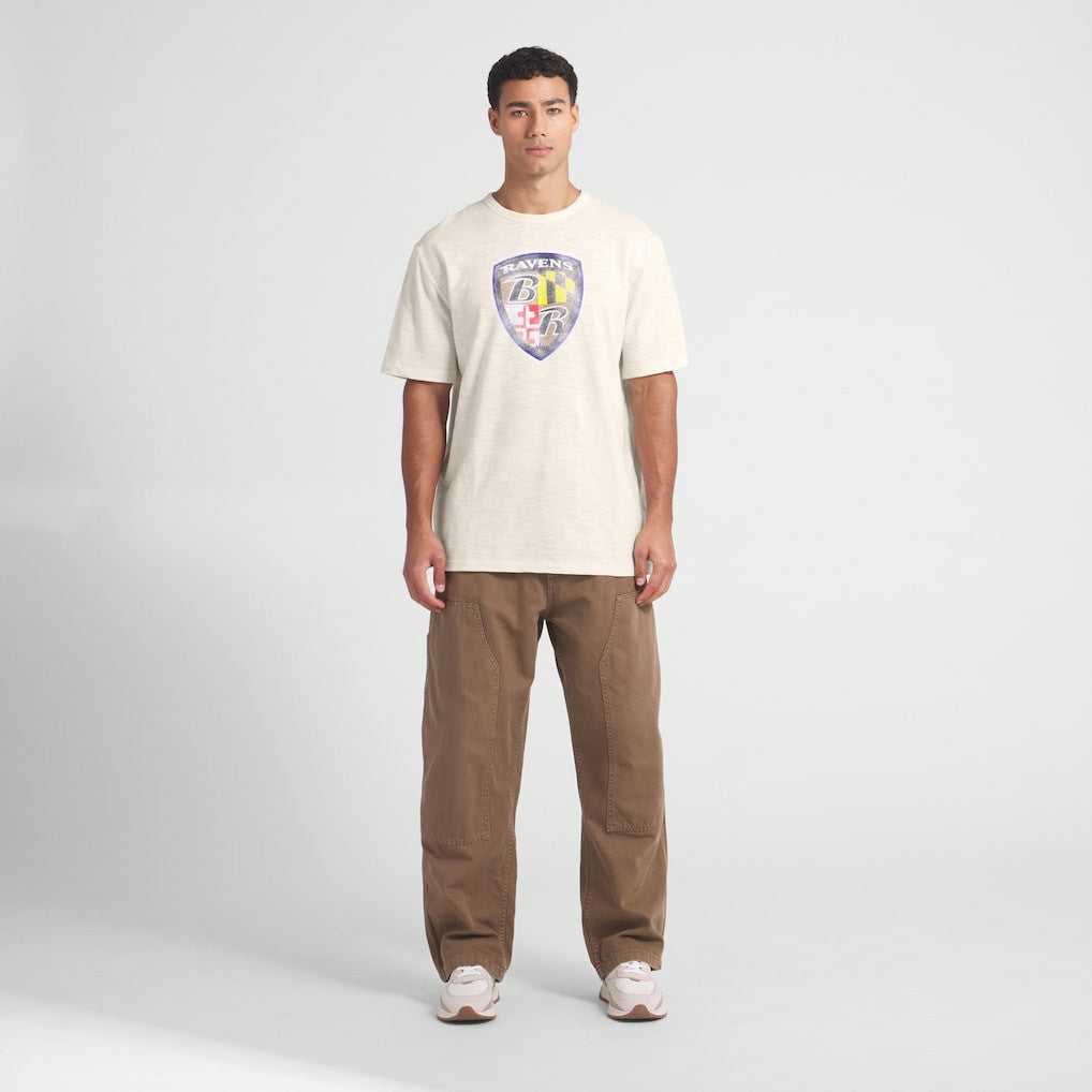 Baltimore Ravens Slub T-Shirt Cream | Fanatics