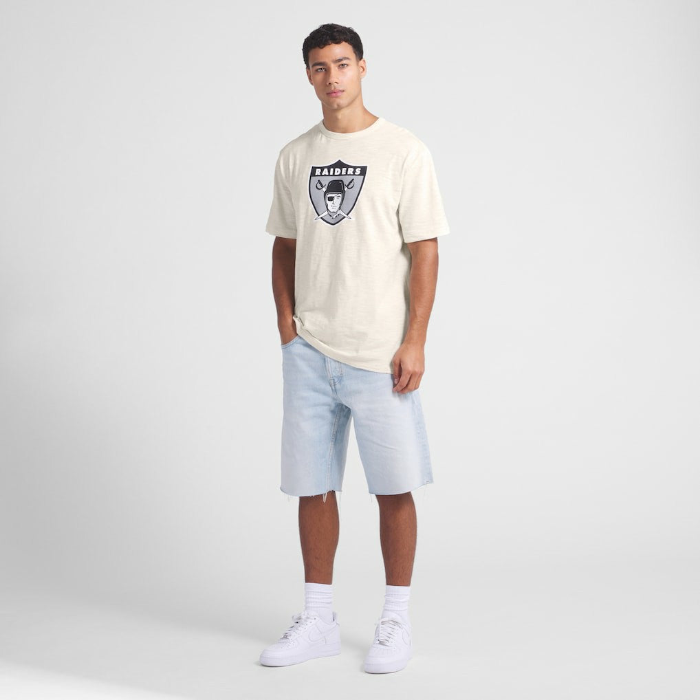 Las Vegas Raiders Slub T-Shirt Cream | Fanatics