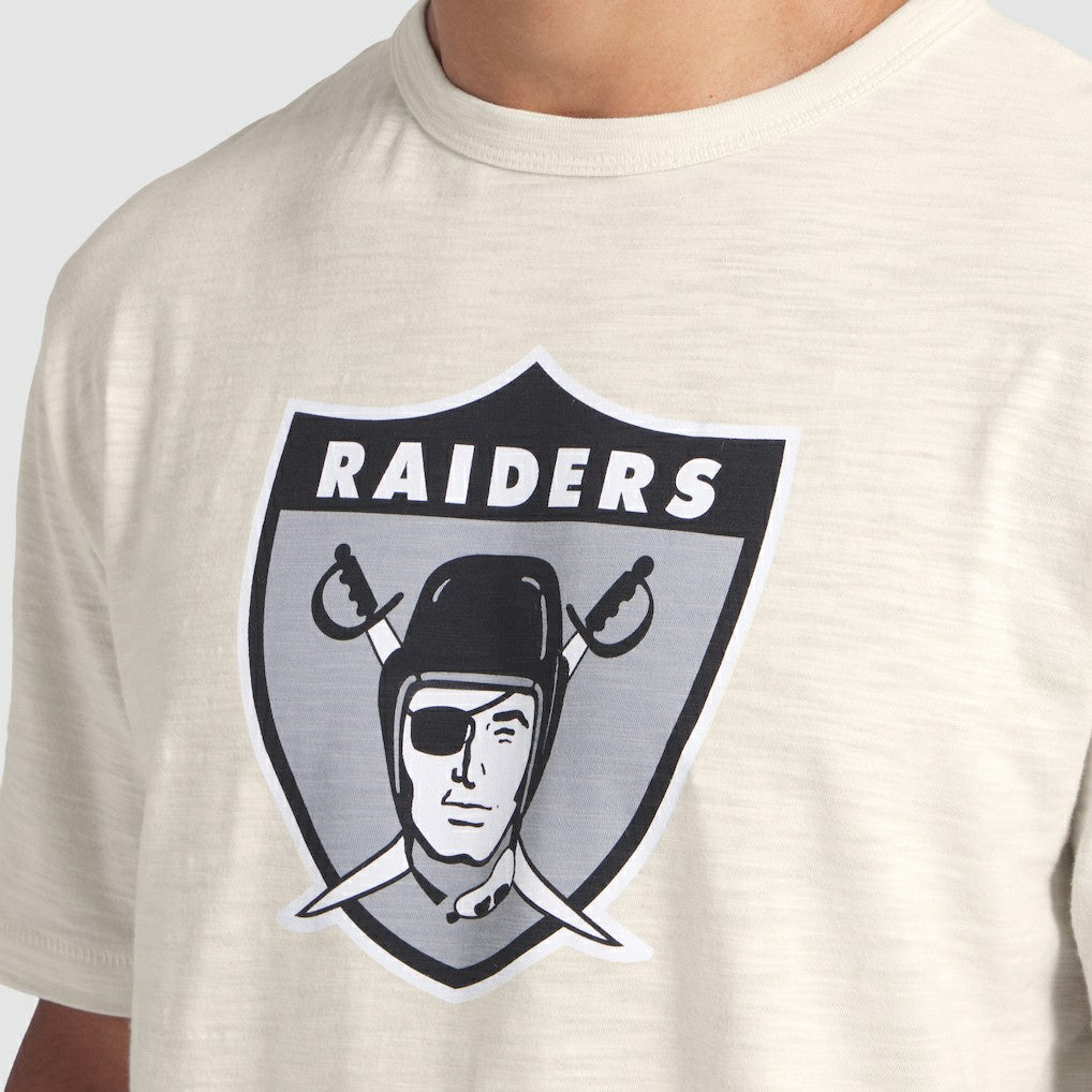 Las Vegas Raiders Slub T-Shirt Cream | Fanatics