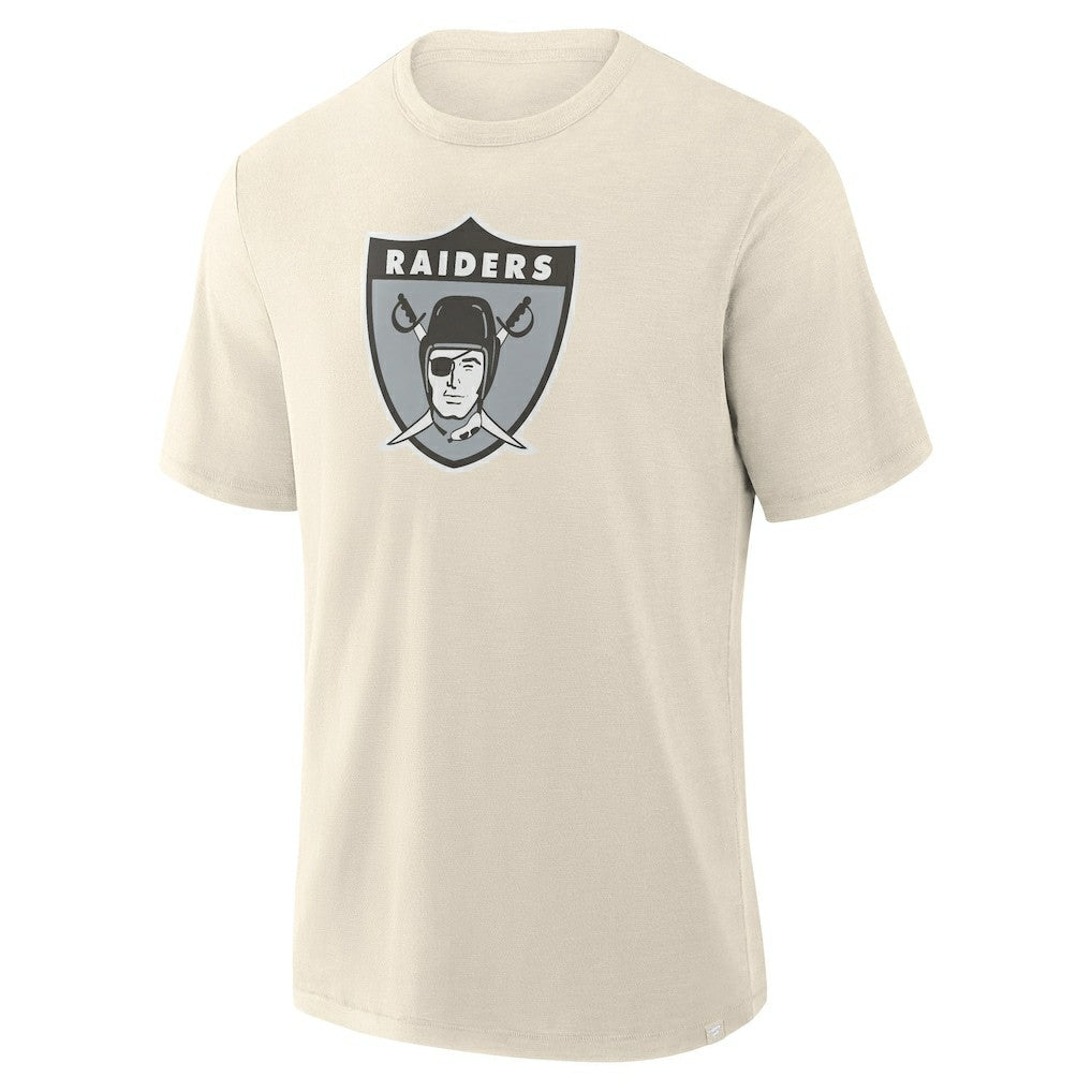 Las Vegas Raiders Slub T-Shirt Cream | Fanatics