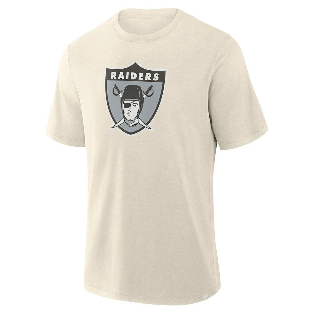 Las Vegas Raiders Slub T-Shirt Cream | Fanatics