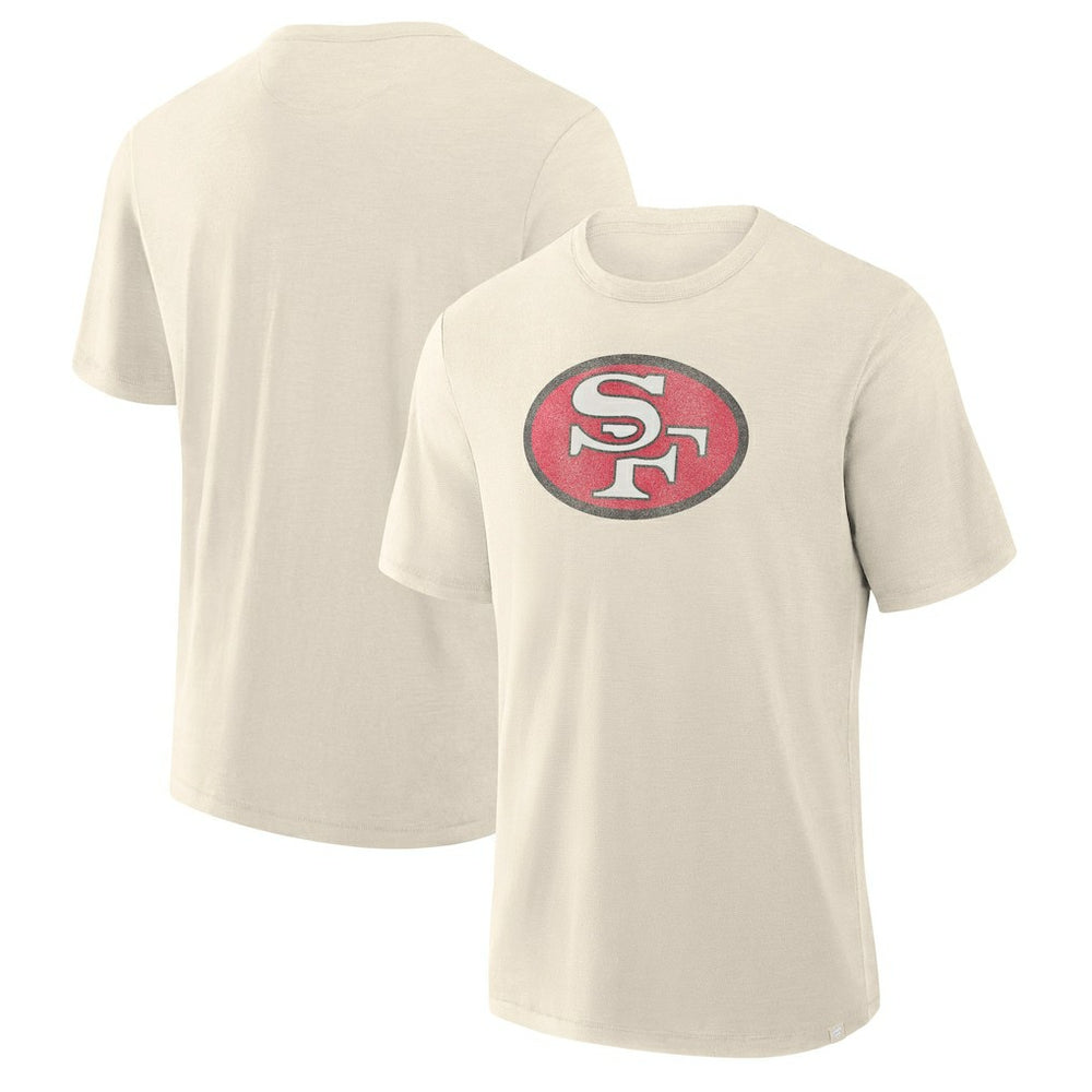 San Francisco 49ers Slub T-Shirt Cream | Fanatics