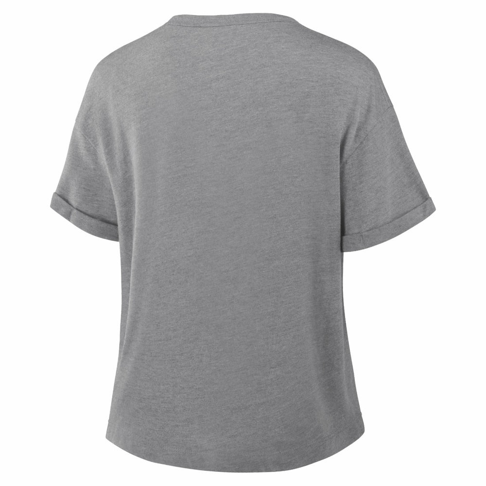 Green Bay Packers Women's Swing Pass Tri-Blend Boxy T-Shirt Heather Gray | Fanatics