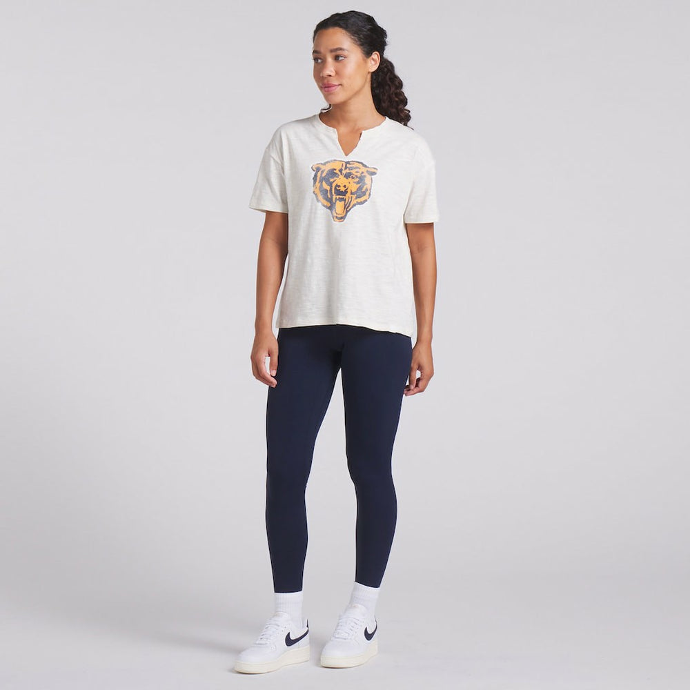 Chicago Bears Women's Trick Play Slub Boxy T-Shirt Cream | Fanatics