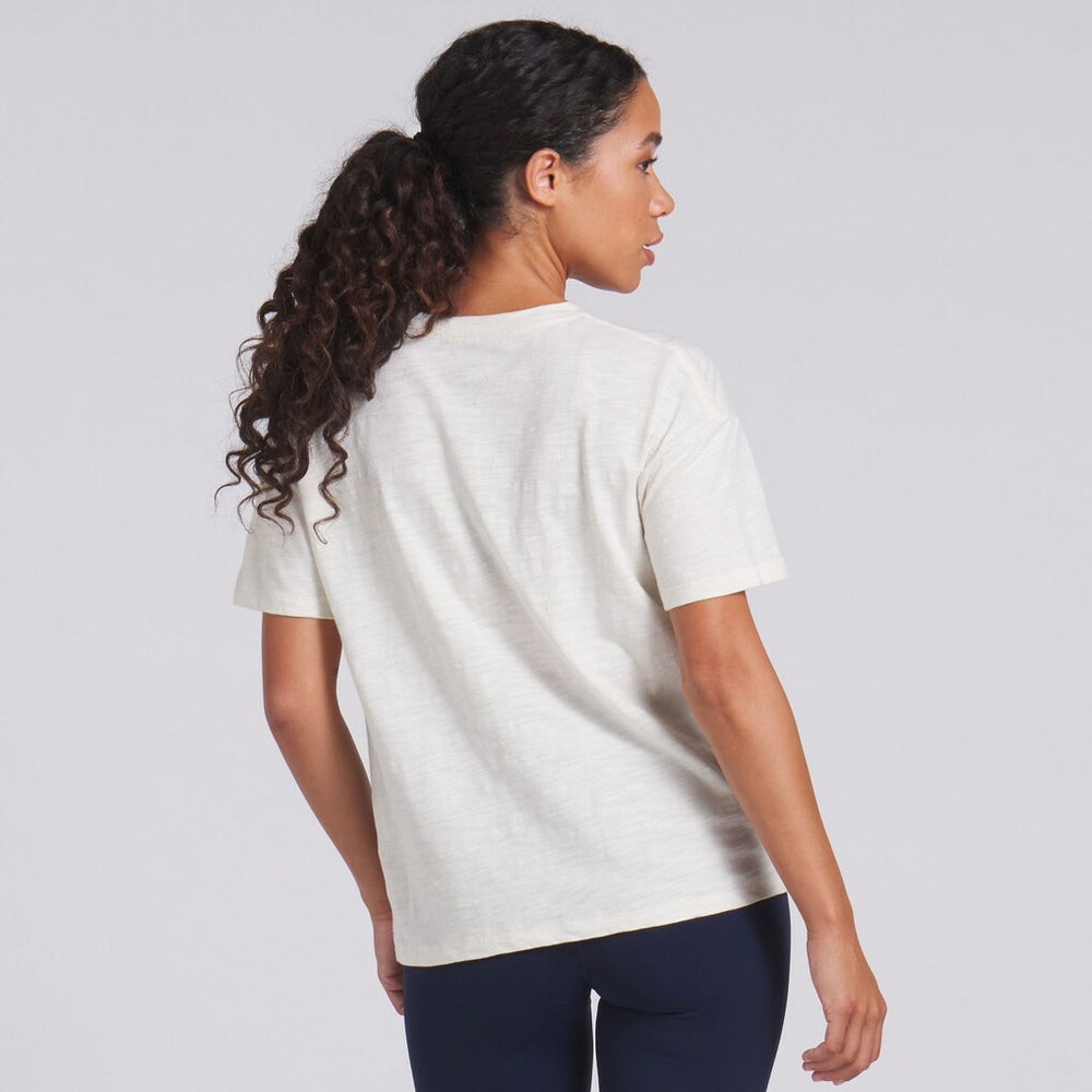Dallas Cowboys Women's Trick Play Slub Boxy T-Shirt Cream | Fanatics