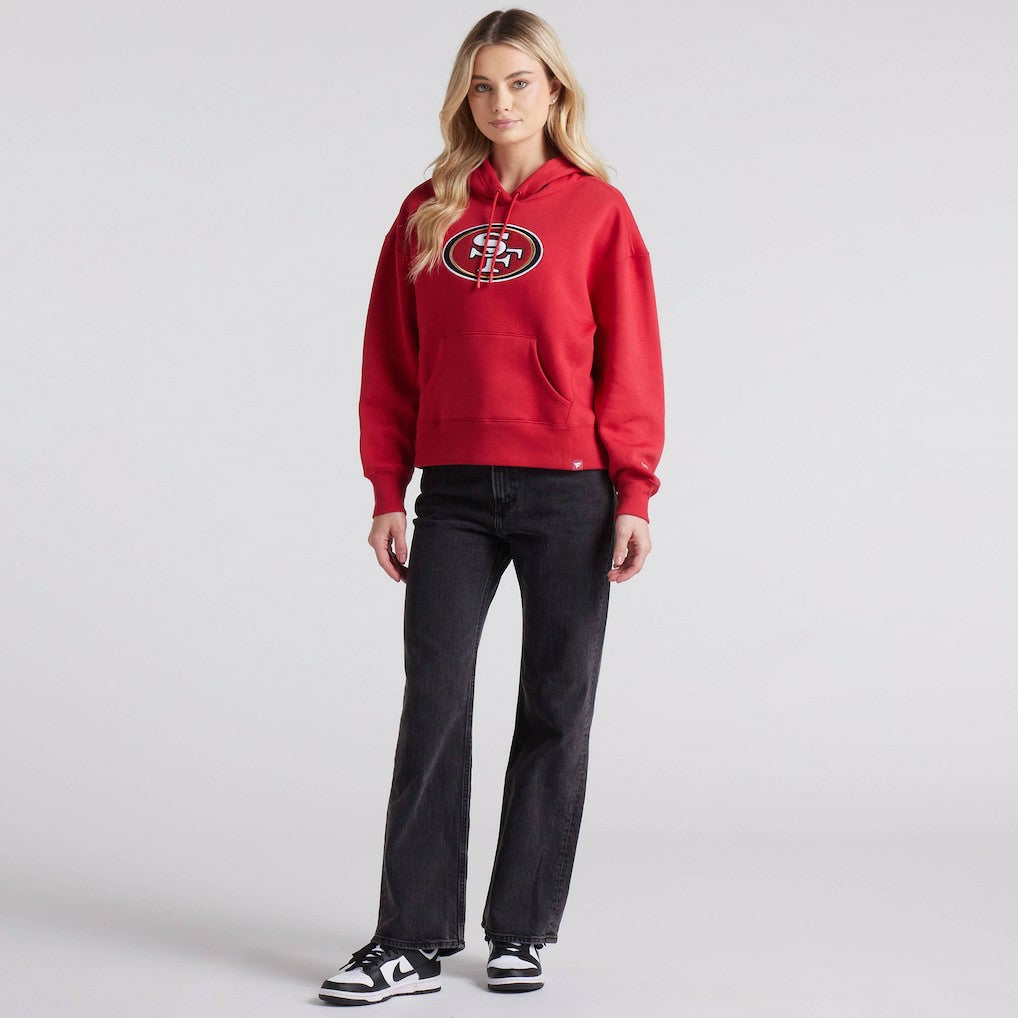 San Francisco 49ers Women's Legacy Fleece Pullover Hoodie Scarlet | Fanatics