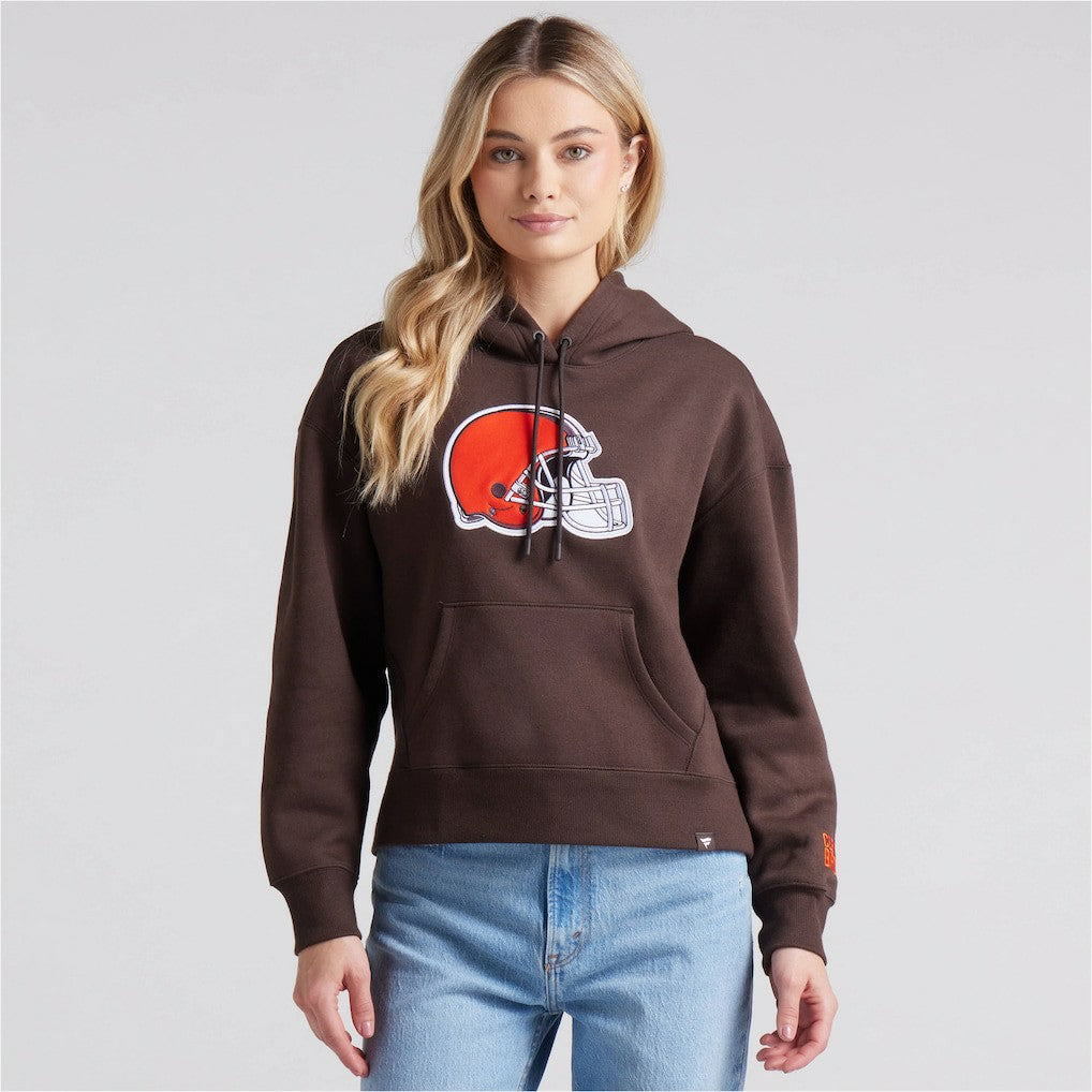 Cleveland Browns Women's Legacy Fleece Pullover Hoodie Brown | Fanatics
