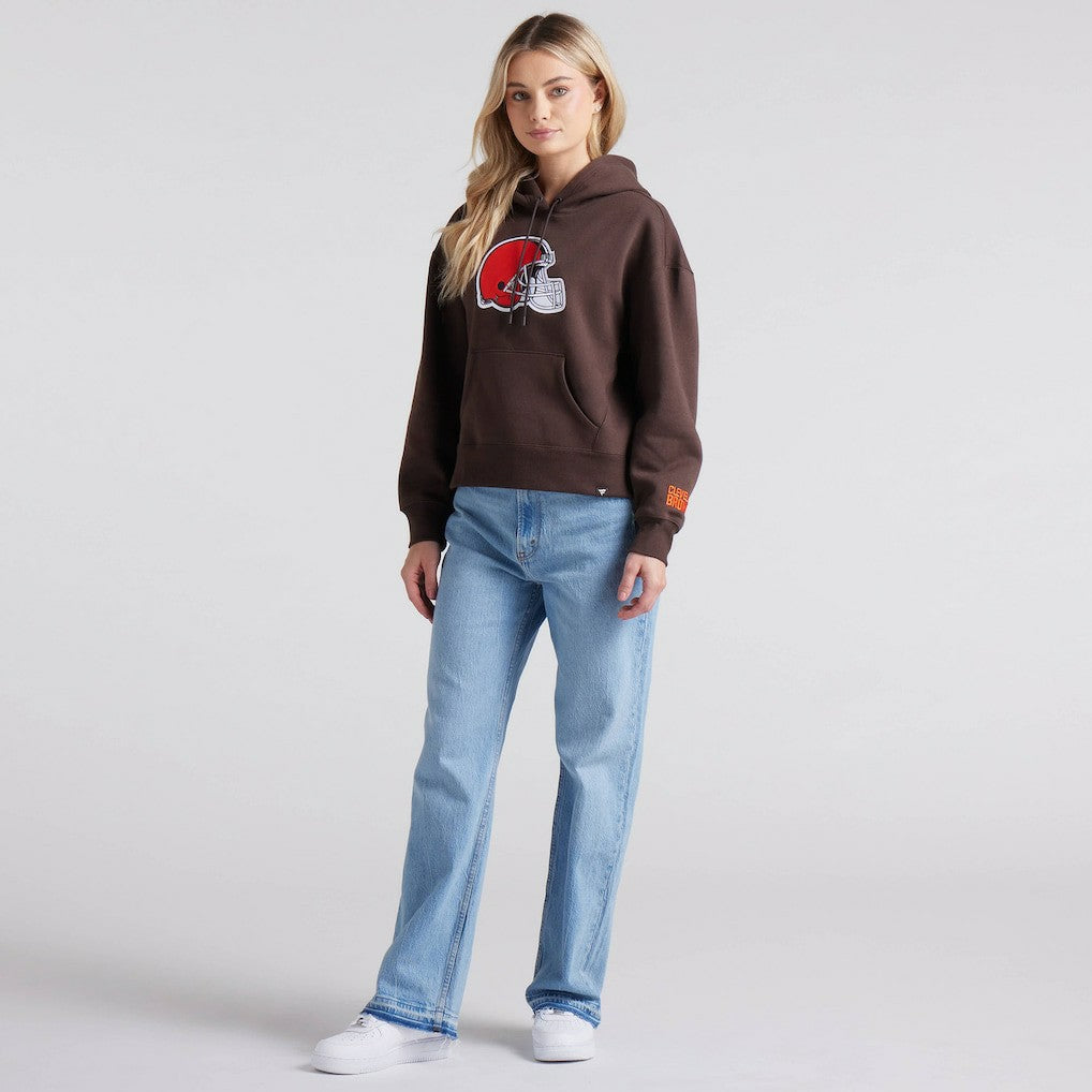 Cleveland Browns Women's Legacy Fleece Pullover Hoodie Brown | Fanatics