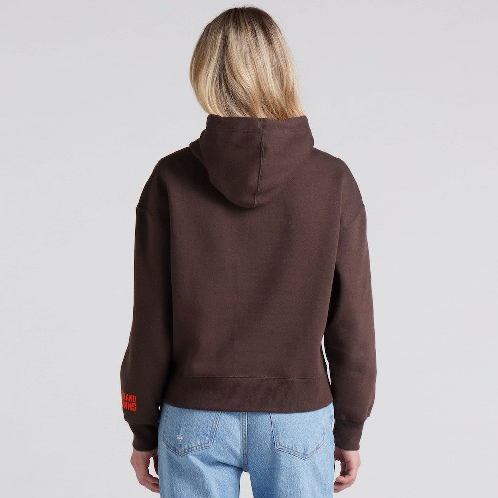 Cleveland Browns Women's Legacy Fleece Pullover Hoodie Brown | Fanatics
