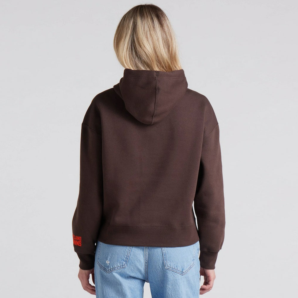Cleveland Browns Women's Legacy Fleece Pullover Hoodie Brown | Fanatics