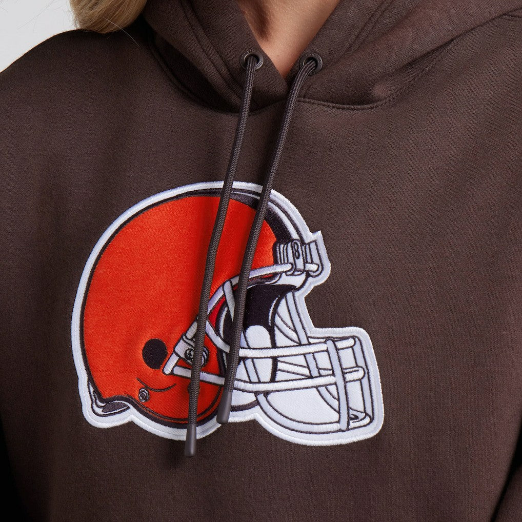 Cleveland Browns Women's Legacy Fleece Pullover Hoodie Brown | Fanatics