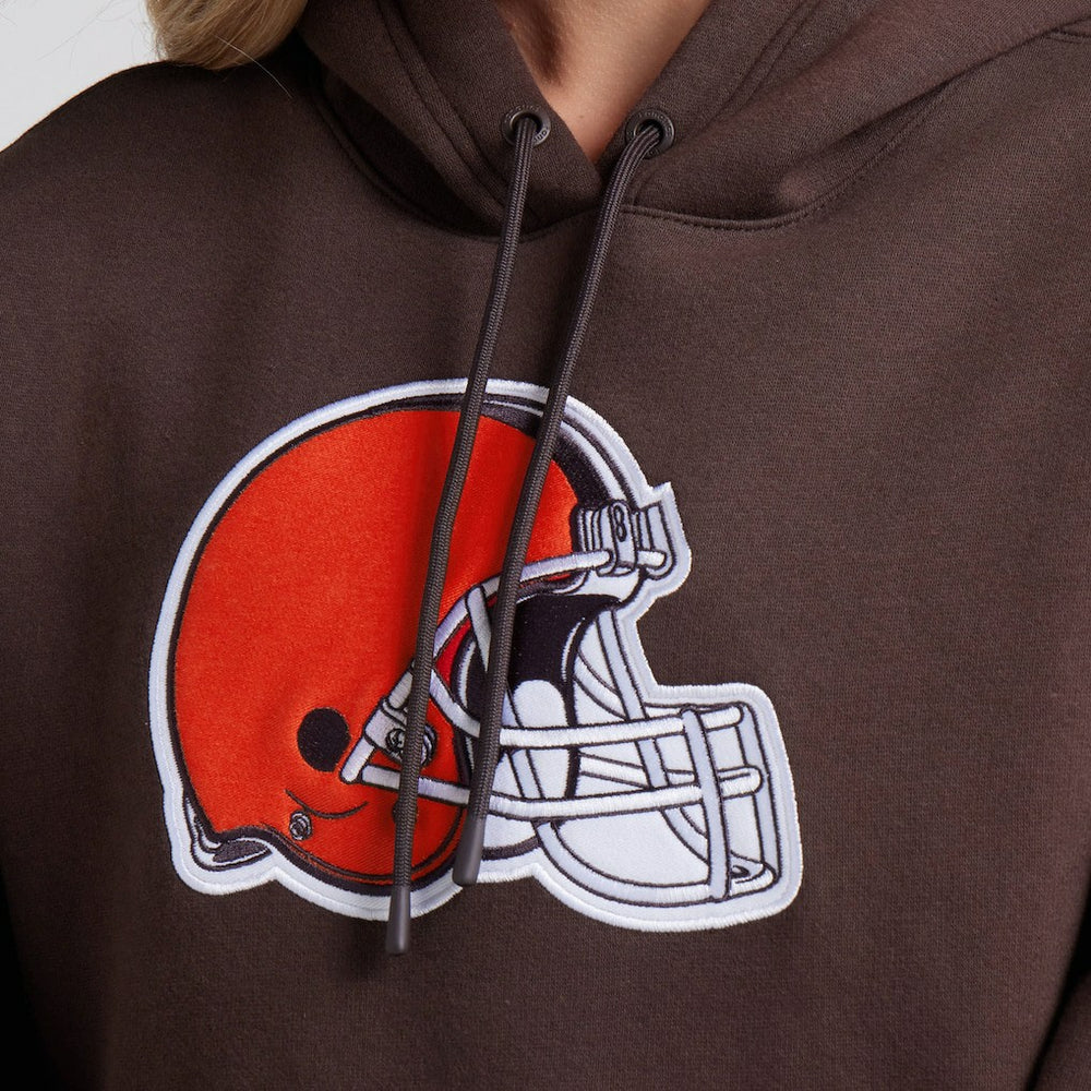 Cleveland Browns Women's Legacy Fleece Pullover Hoodie Brown | Fanatics