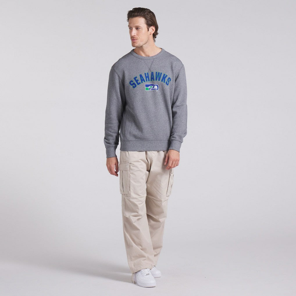 Seattle Seahawks Loop Terry Pullover Sweatshirt Heather Gray | Fanatics