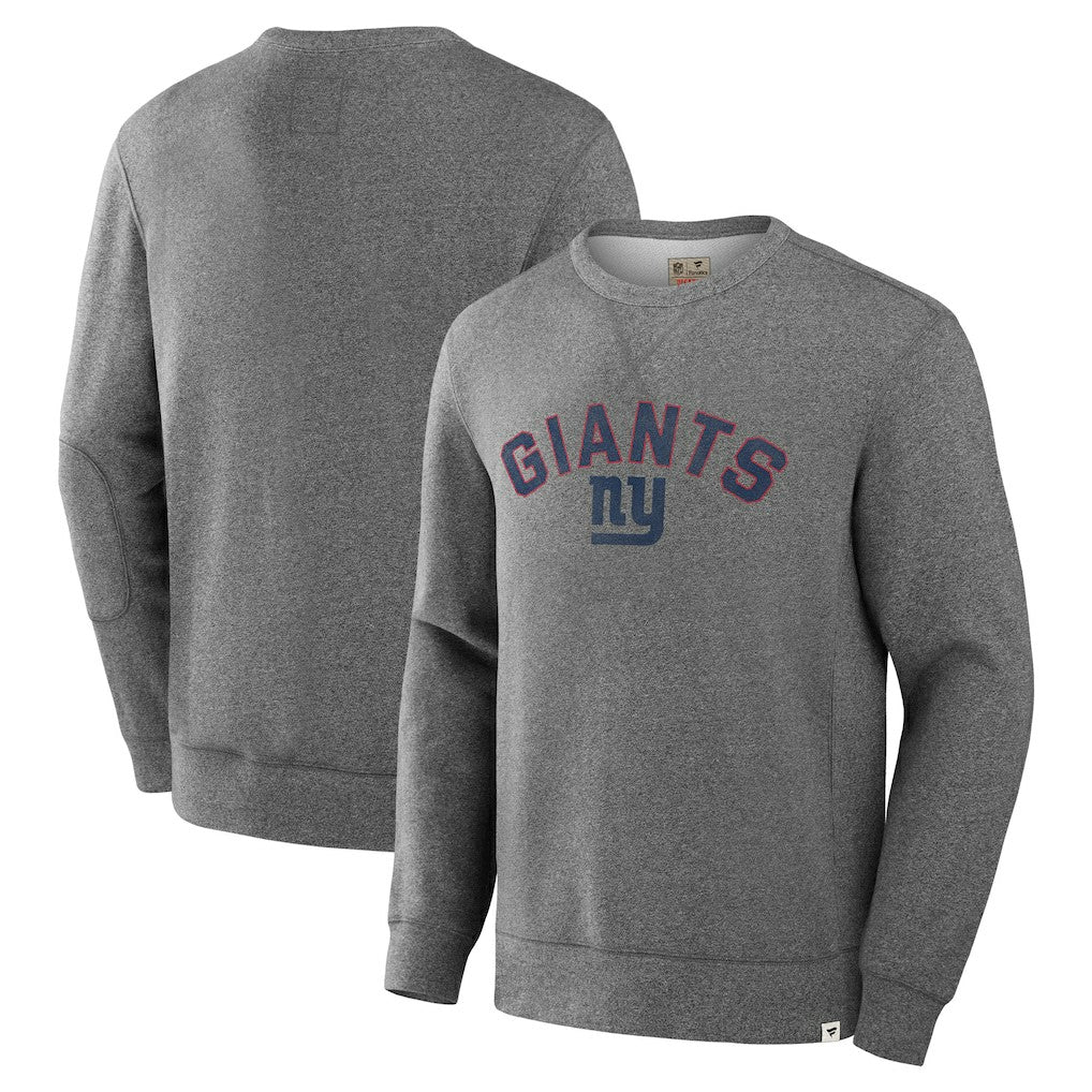New York Giants Loop Terry Pullover Sweatshirt Heather Gray | Fanatics