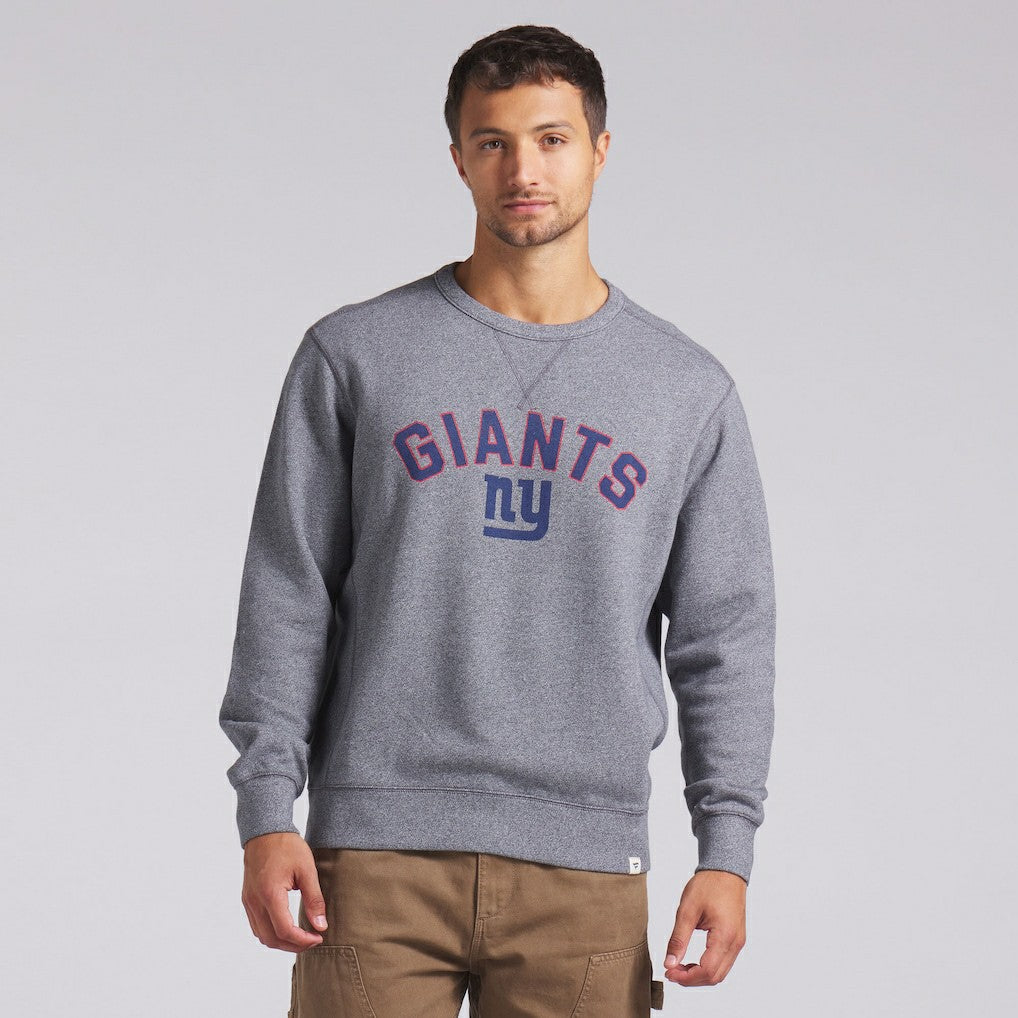 New York Giants Loop Terry Pullover Sweatshirt Heather Gray | Fanatics