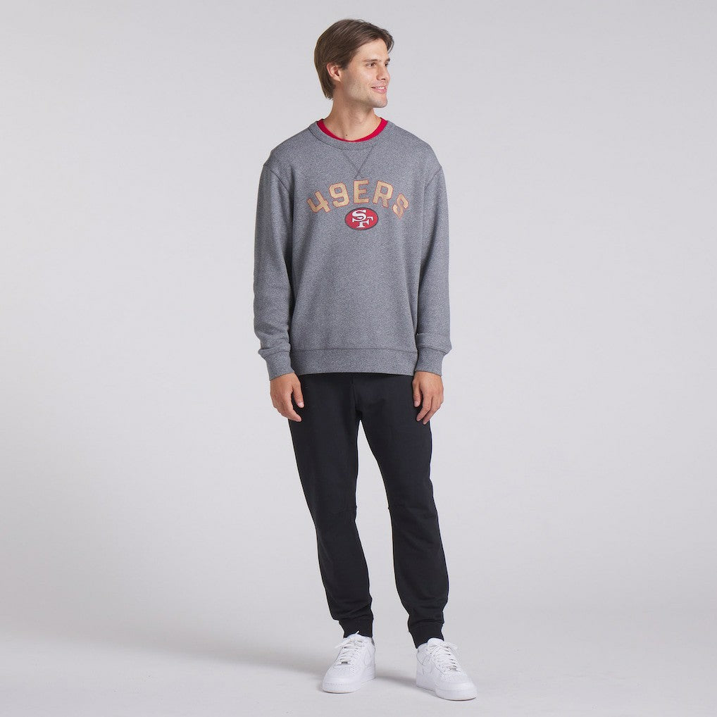 San Francisco 49ers Loop Terry Pullover Sweatshirt Heather Gray | Fanatics