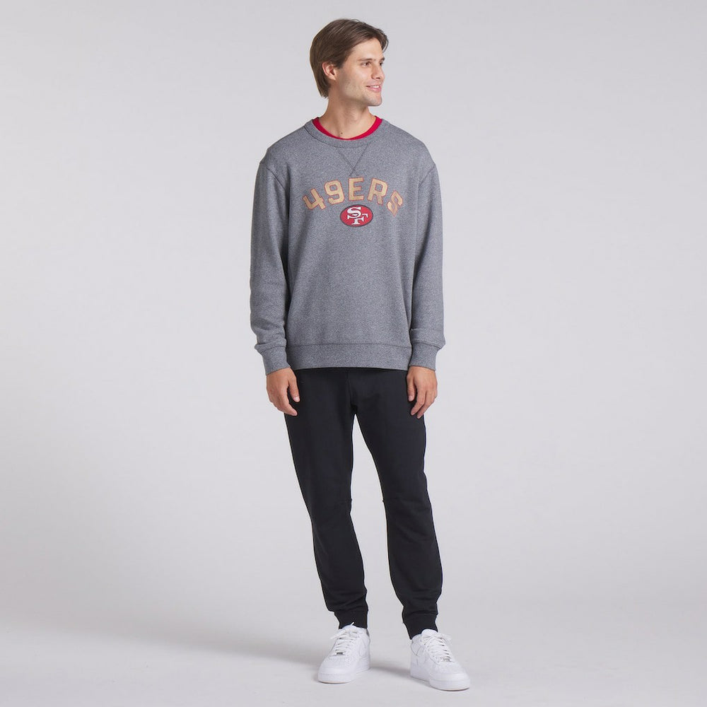San Francisco 49ers Loop Terry Pullover Sweatshirt Heather Gray | Fanatics