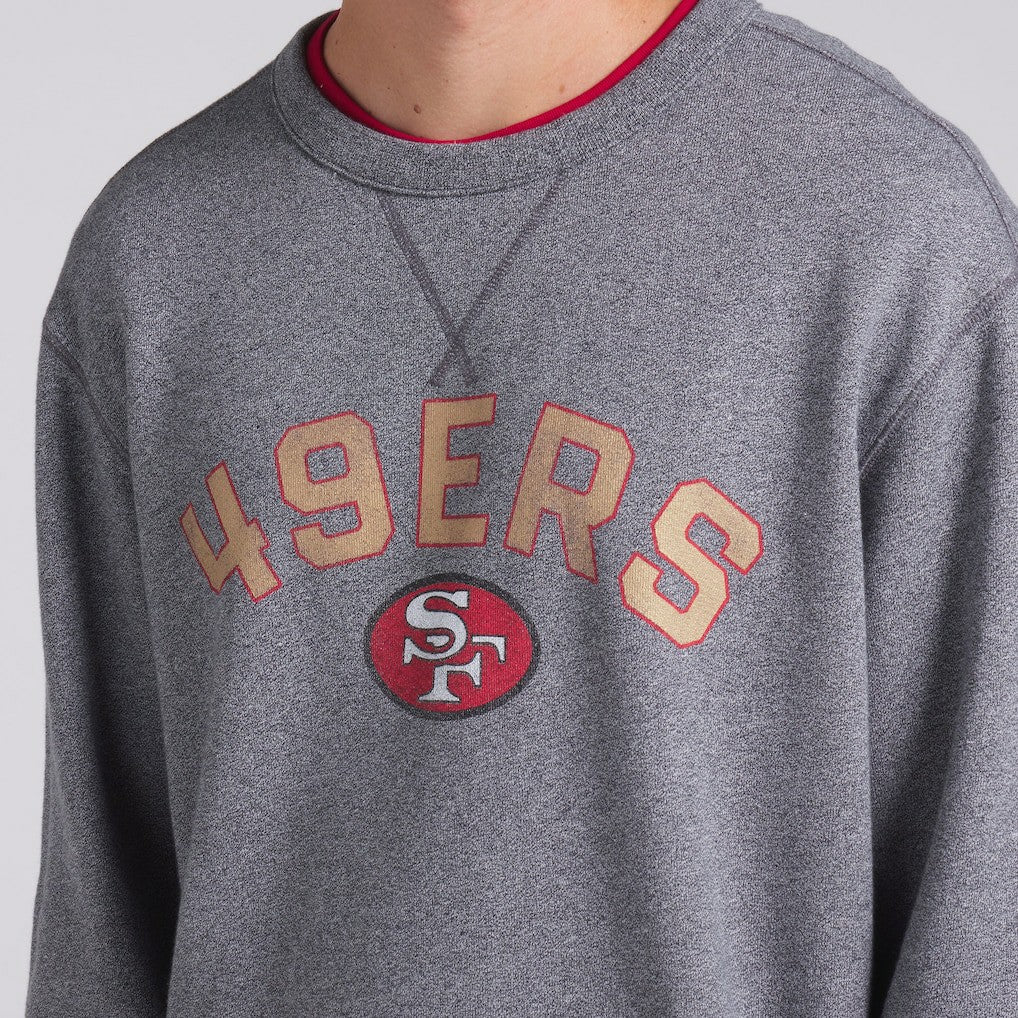 San Francisco 49ers Loop Terry Pullover Sweatshirt Heather Gray | Fanatics