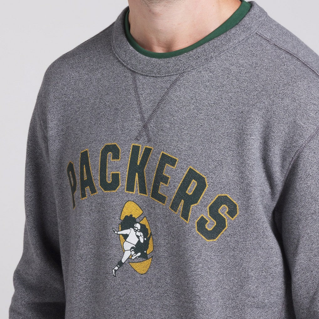 Green Bay Packers Loop Terry Pullover Sweatshirt Heather Gray | Fanatics