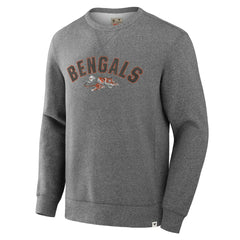 Cincinnati Bengals Loop Terry Pullover Sweatshirt Heather Gray | Fanatics
