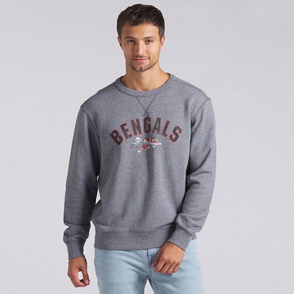 Cincinnati Bengals Loop Terry Pullover Sweatshirt Heather Gray | Fanatics