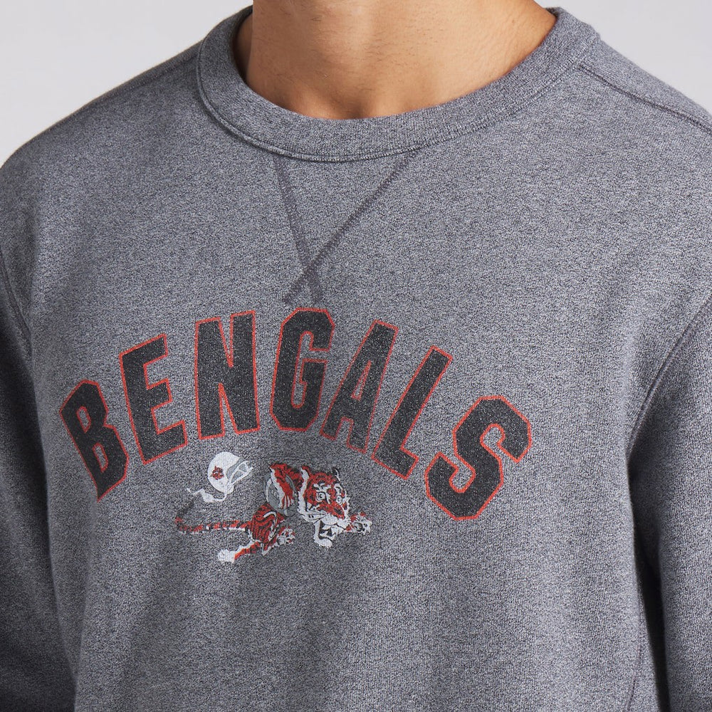 Cincinnati Bengals Loop Terry Pullover Sweatshirt Heather Gray | Fanatics